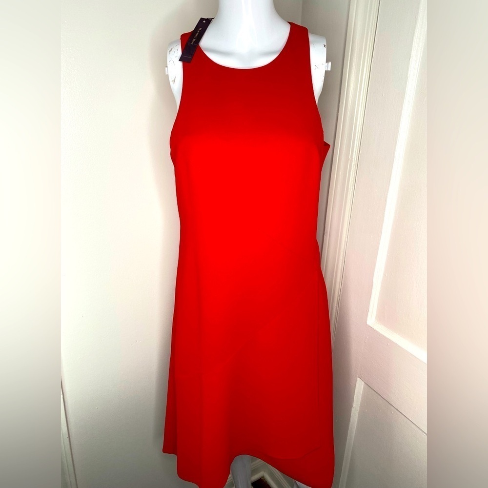 RACHEL ROY NWT Red Fit and Flare Designer Sleeveless Dress